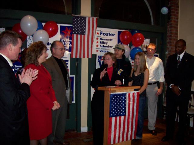 Mary Foster Election Night 2007